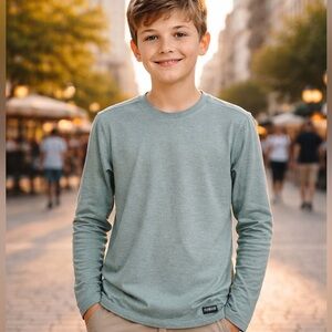 OshKosh Performance Long Sleeve Lightweight Technical Shirt Child’s 14